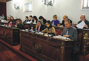 Pleno ordinario de diciembre de la Diputación de Valladolid, presidido Ramiro Ruiz Medrano